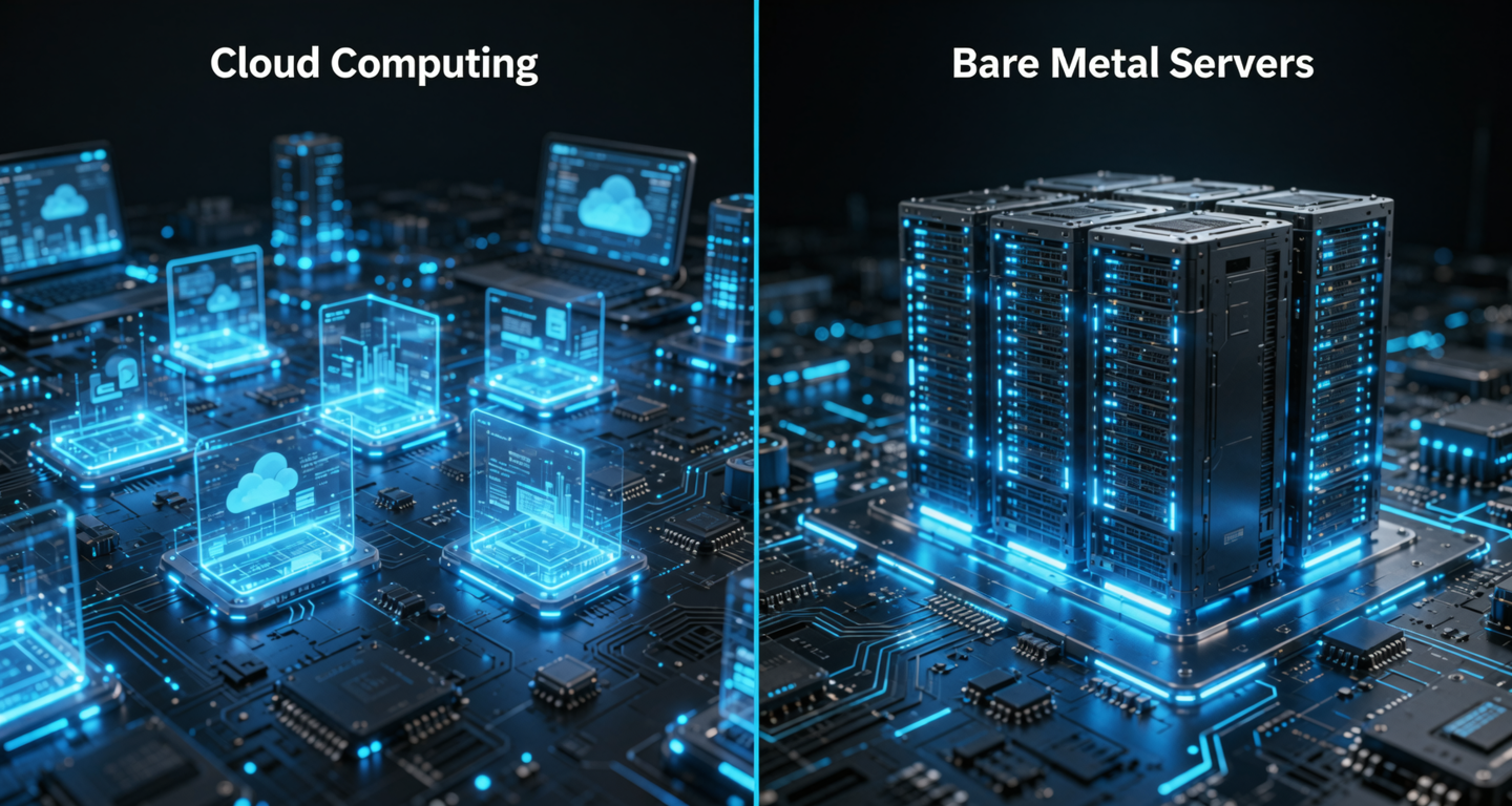 Cloud vs bare metal infrastructure comparison
