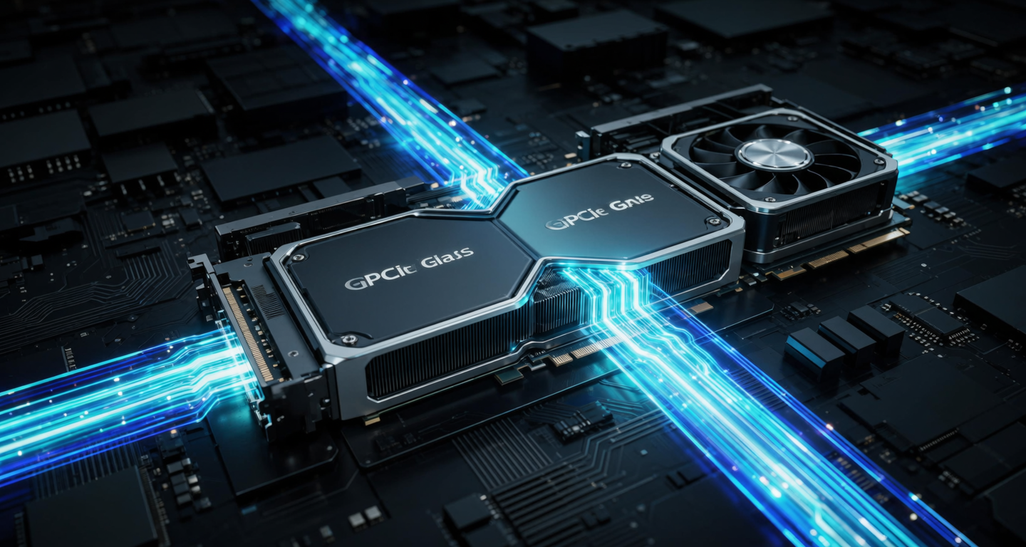 Multi-GPU NVLink interconnect architecture